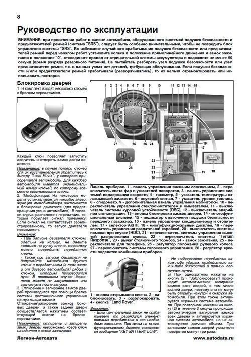 Книга Range Rover Sport с 2005 бензин, дизель, электросхемы. Руководство по ремонту и эксплуатации автомобиля. Легион-Aвтодата Книга Range Rover Sport с 2005 бензин, дизель, электросхемы. Руководство по ремонту и эксплуатации автомобиля. Легион-Aвтодата
