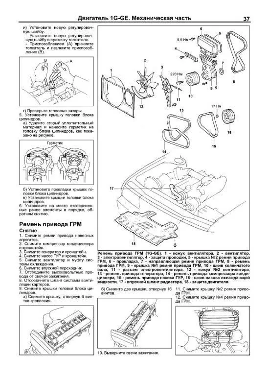 Книга Toyota двигатели 1G-FE, 1G-E, 1G-GE, 1G-GTE, 1G-GZE, 7M-GE, 7M-GTE, электросхемы. Руководство по ремонту и эксплуатации. Профессионал. Легион-Aвтодата Книга Toyota двигатели 1G-FE, 1G-E, 1G-GE, 1G-GTE, 1G-GZE, 7M-GE, 7M-GTE, электросхемы. Руководство по ремонту и эксплуатации. Профессионал. Легион-Aвтодата
