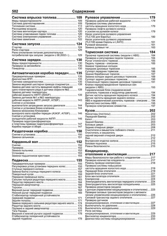 Книга Toyota Land Cruiser 100, Lexus LX470 1998-2007, рестайлинг с 2002 бензин, каталог запчастей, электросхемы. Руководство по ремонту и эксплуатации автомобиля. Автолюбитель. Легион-Aвтодата Книга Toyota Land Cruiser 100, Lexus LX470 1998-2007, рестайлинг с 2002 бензин, каталог запчастей, электросхемы. Руководство по ремонту и эксплуатации автомобиля. Автолюбитель. Легион-Aвтодата