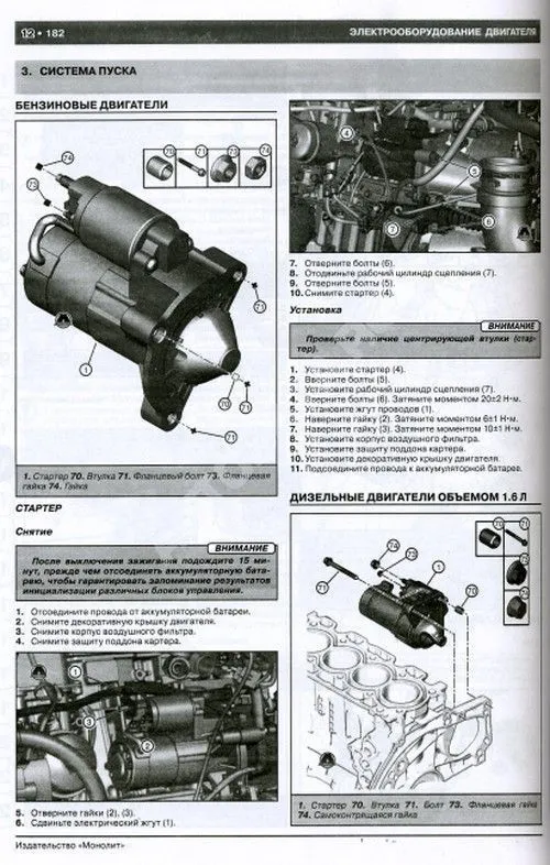 Книга Peugeot Expert, Fiat Scudo, Citroen Jumpy с 2007 бензин, дизель, электросхемы. Руководство по ремонту и эксплуатации автомобиля. Монолит