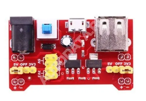 Модуль питания 3,3V 5V со входом Micro USB расширения Microbit Модуль питания 3,3V 5V со входом Micro USB расширения Microbit