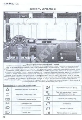 Книга MAN TGS, TGX дизель, каталог з/ч. Руководство по эксплуатации грузового автомобиля. ДИЕЗ