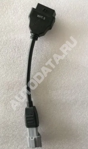 Переходник OBD2 WIT 3 pin для диагностики грузовых автомобилей и спецтехники Переходник OBD2 WIT 3 pin для диагностики грузовых автомобилей и спецтехники