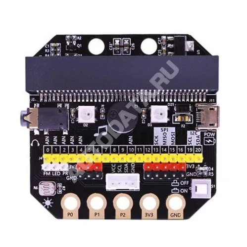 Плата IO расширения Microbit программируемая для роботов Плата IO расширения Microbit программируемая для роботов